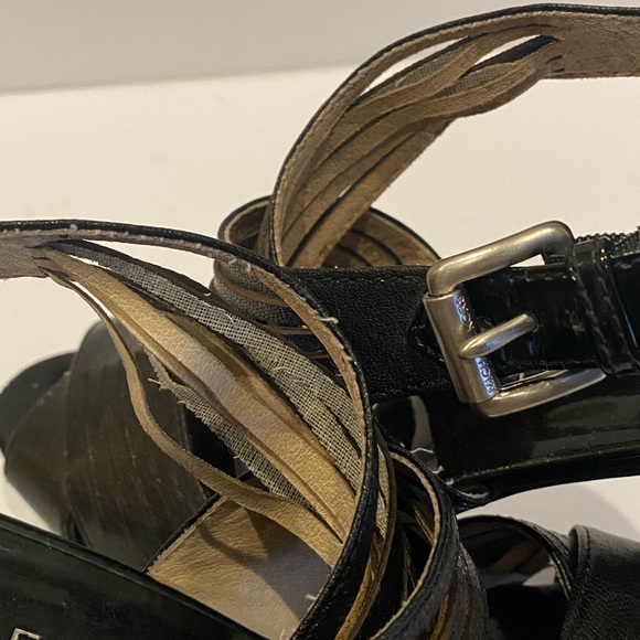 MICHAEL Michael Kors Strappy Ankle Strap Ultra High Heels Dress Sandals Sz 9 VGC - Picture 8 of 11